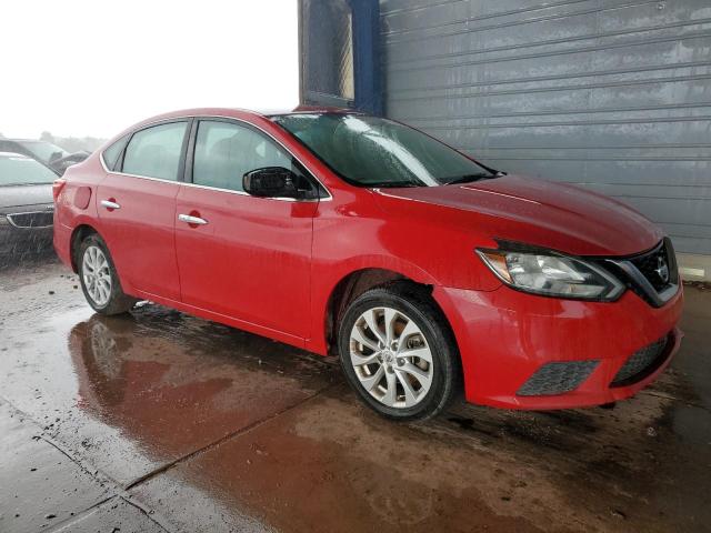 3N1AB7AP1JY252739 - 2018 NISSAN SENTRA S RED photo 4