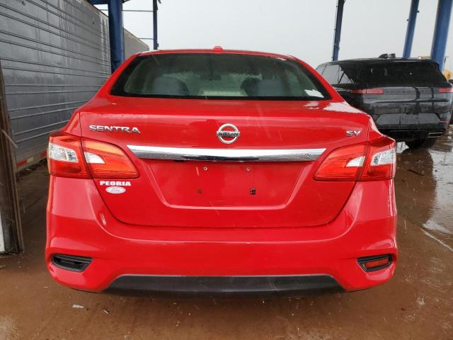 3N1AB7AP1JY252739 - 2018 NISSAN SENTRA S RED photo 6