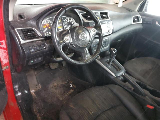 3N1AB7AP1JY252739 - 2018 NISSAN SENTRA S RED photo 8