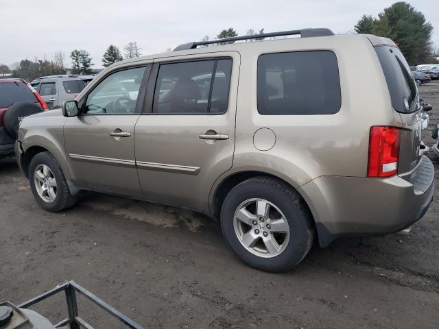 5FNYF48589B001193 - 2009 HONDA PILOT EXL GOLD photo 2