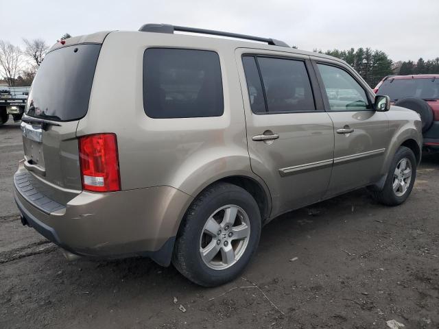 5FNYF48589B001193 - 2009 HONDA PILOT EXL GOLD photo 3