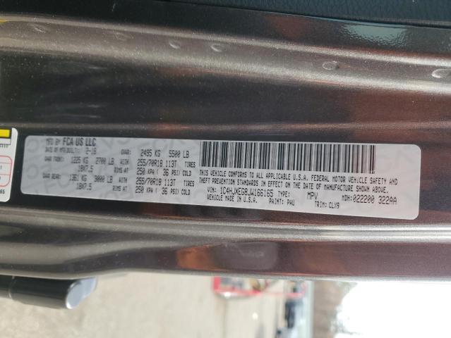 1C4HJXEG8JW166165 - 2018 JEEP WRANGLER U SAHARA Темно-сірий фото 13