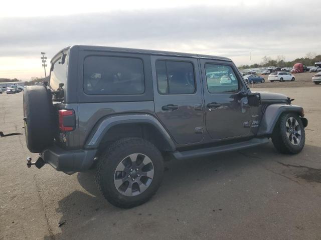 1C4HJXEG8JW166165 - 2018 JEEP WRANGLER U SAHARA Темно-сірий фото 3