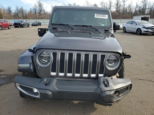 1C4HJXEG8JW166165 - 2018 JEEP WRANGLER U SAHARA Темно-сірий фото 5