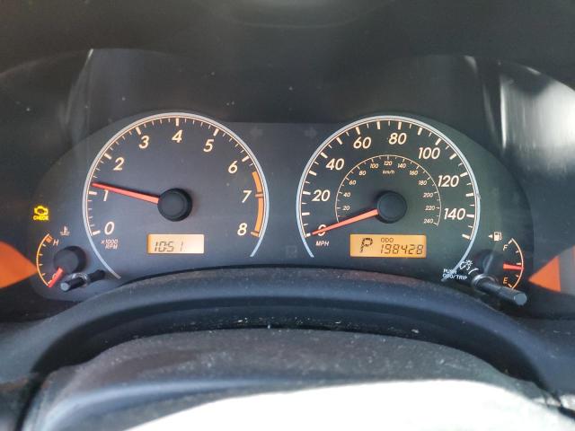 1NXBU40EX9Z038918 - 2009 TOYOTA COROLLA BASE Mavi foto 9