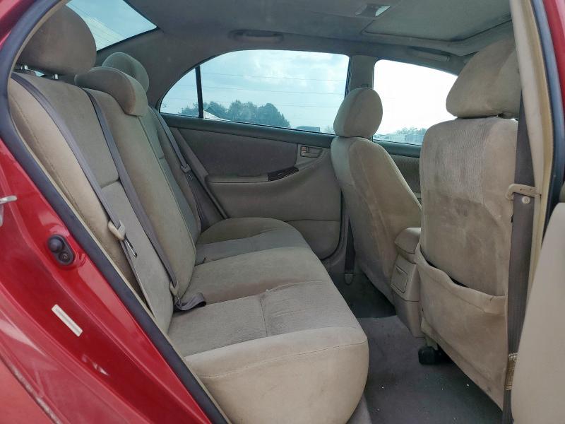 1NXBR32E76Z703424 - 2006 TOYOTA COROLLA CE RED photo 10
