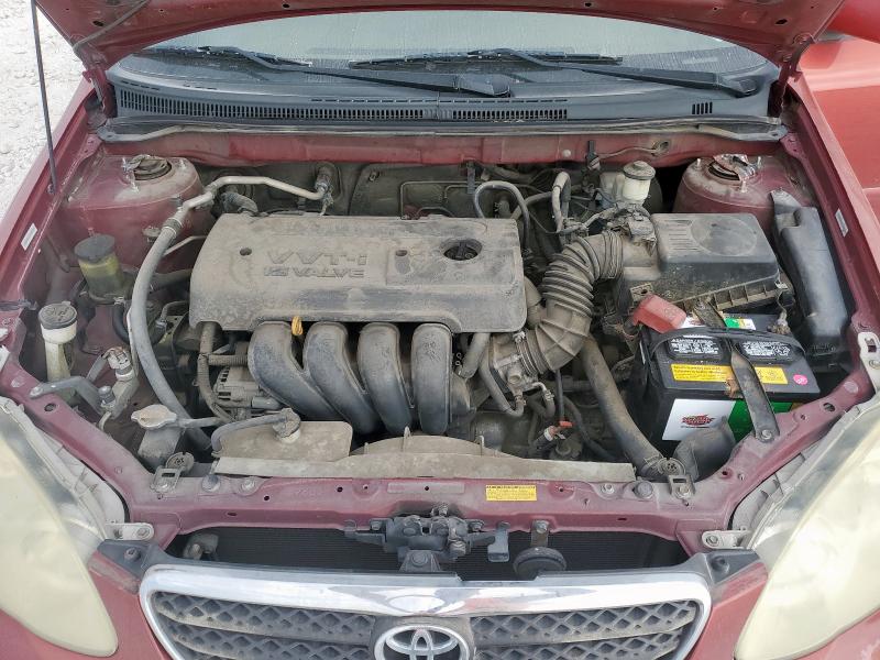 1NXBR32E76Z703424 - 2006 TOYOTA COROLLA CE RED photo 11
