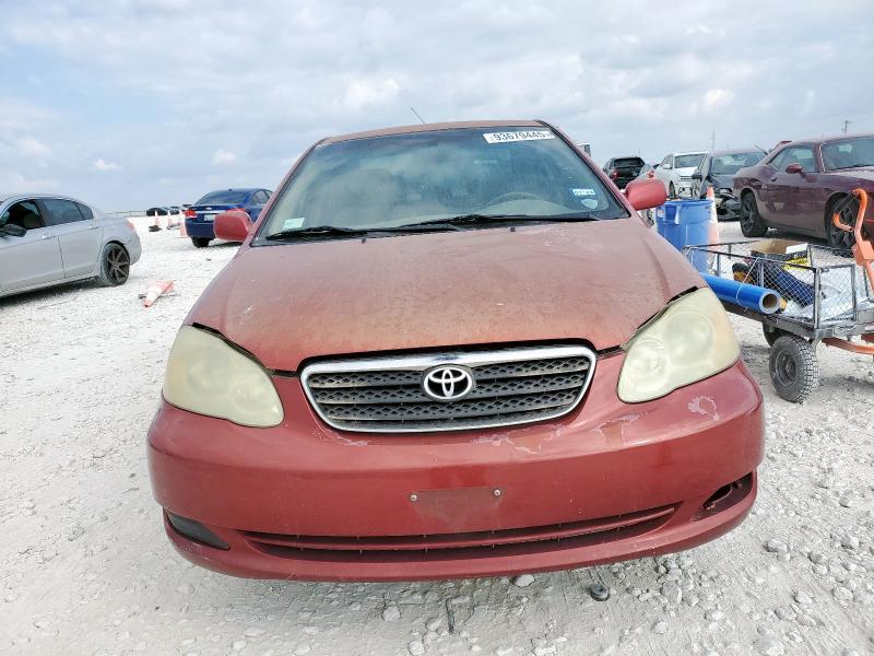1NXBR32E76Z703424 - 2006 TOYOTA COROLLA CE RED photo 5
