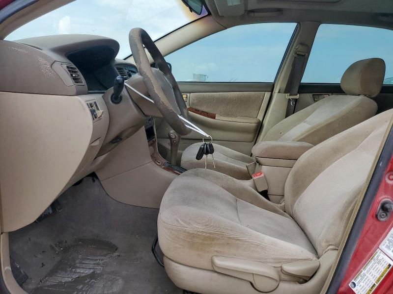 1NXBR32E76Z703424 - 2006 TOYOTA COROLLA CE RED photo 7