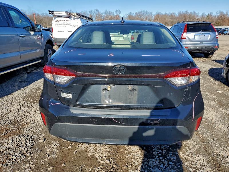 JTDEPRAE8LJ114598 - 2020 TOYOTA COROLLA LE BLACK photo 6