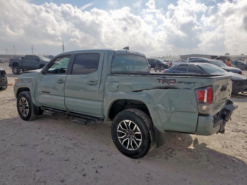 3TYAZ5CN6PT034759 - 2023 TOYOTA TACOMA DOUBLE CAB GREEN photo 2