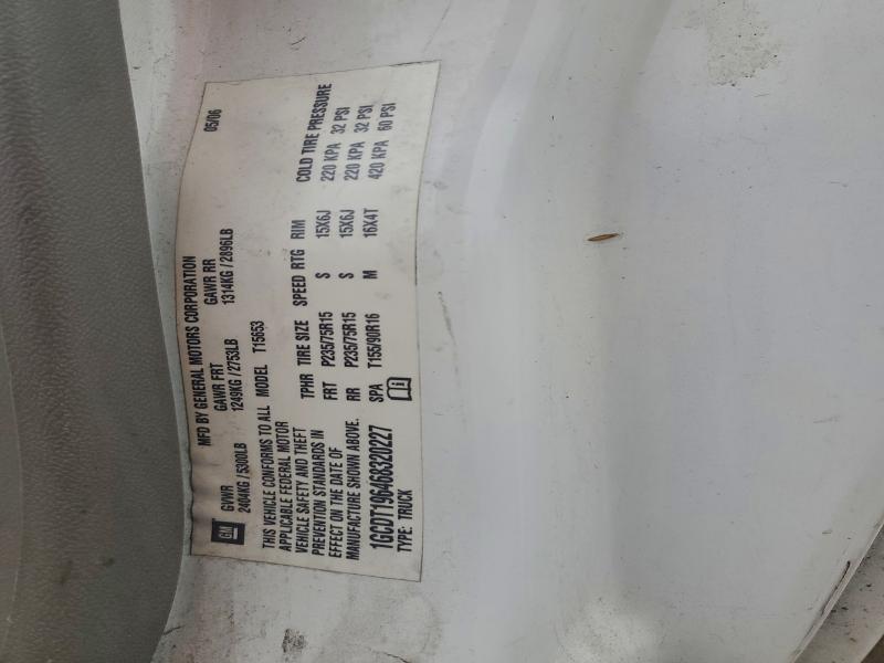 1GCDT196468320227 - 2006 CHEVROLET COLORADO WHITE photo 12