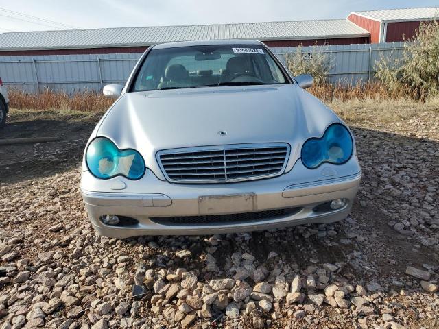 WDBRF61J74F502442 - 2004 MERCEDES-BENZ C 240 ვერცხლისფერი ფოტო 5