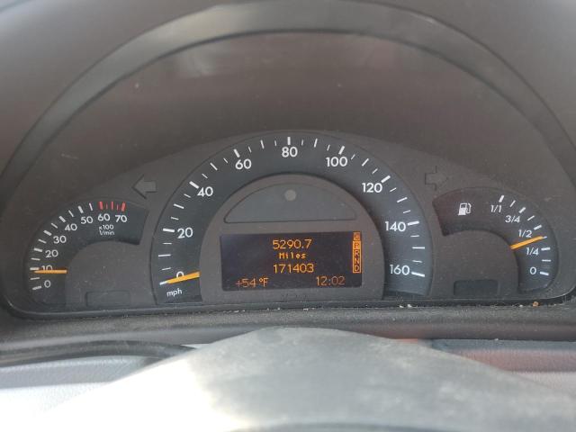 WDBRF61J74F502442 - 2004 MERCEDES-BENZ C 240 ვერცხლისფერი ფოტო 9