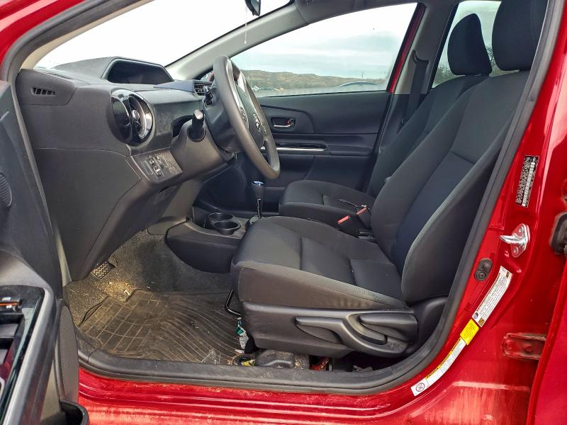 JTDKDTB32F1093743 - 2015 TOYOTA PRIUS C Rouge photo 7