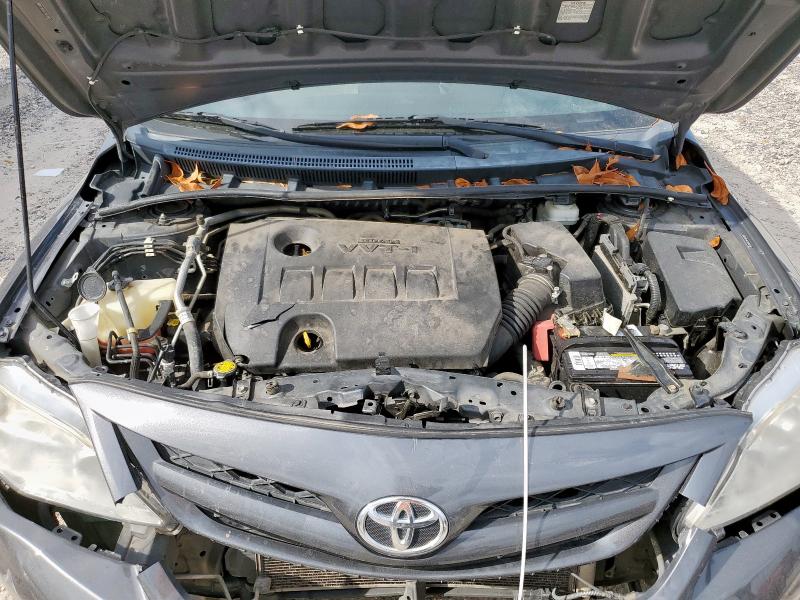 2T1BU4EE2BC638168 - 2011 TOYOTA COROLLA BASE Gris photo 11