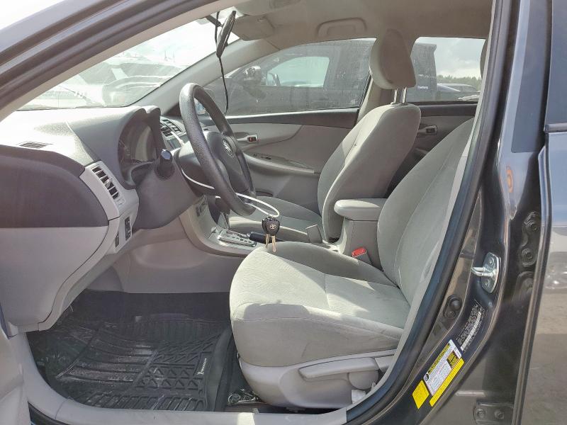 2T1BU4EE2BC638168 - 2011 TOYOTA COROLLA BASE Gris photo 7