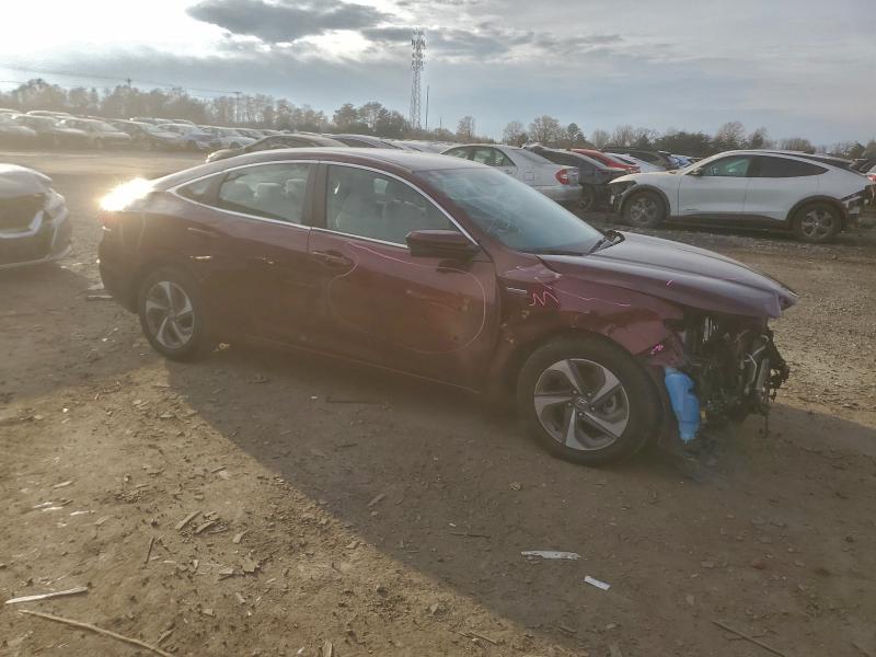 19XZE4F50KE013392 - 2019 HONDA INSIGHT EX 栗色 照片 4