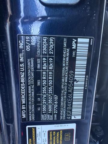 4JGFB4KE6LA054059 - 2020 MERCEDES-BENZ GLE 350 4MATIC BLUE photo 14