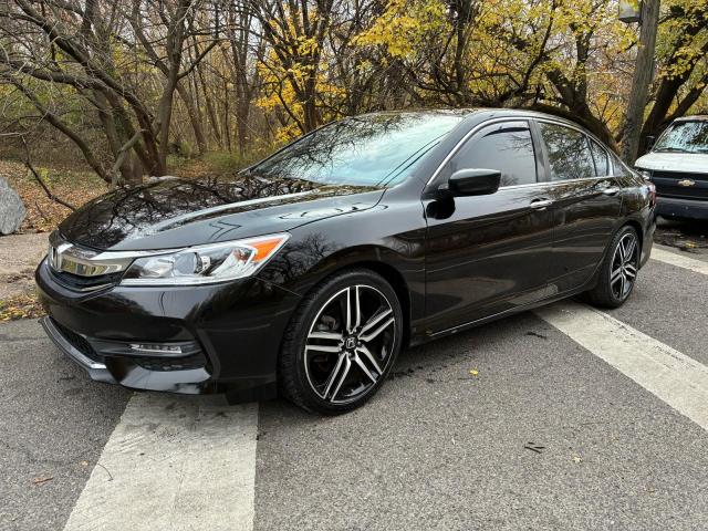 1HGCR2F50HA073622 - 2017 HONDA ACCORD SPORT BLACK photo 2