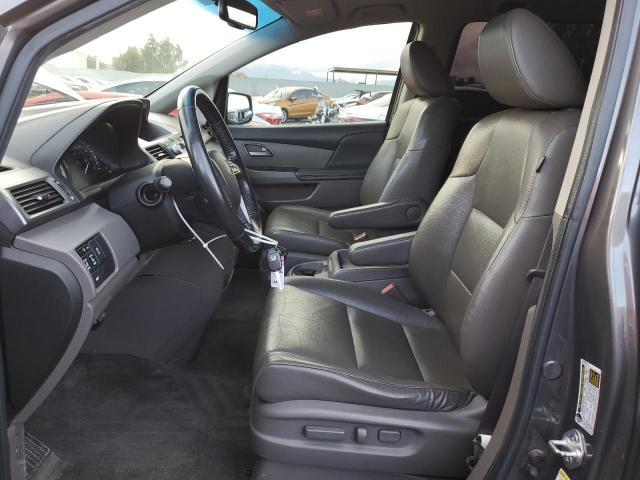 5FNRL5H65DB063607 - 2013 HONDA ODYSSEY EXL GRAY photo 7