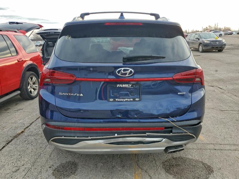 5NMS2DAJ4NH473747 - 2022 HYUNDAI SANTA FE SEL BLUE photo 6