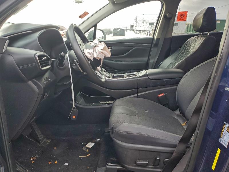 5NMS2DAJ4NH473747 - 2022 HYUNDAI SANTA FE SEL BLUE photo 7