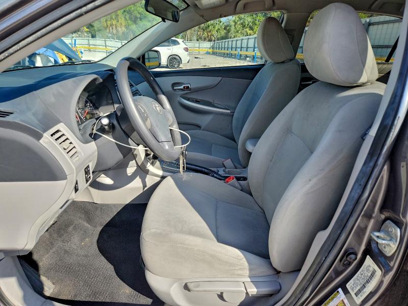 5YFBU4EE5CP007528 - 2012 TOYOTA COROLLA BASE GRAY photo 7