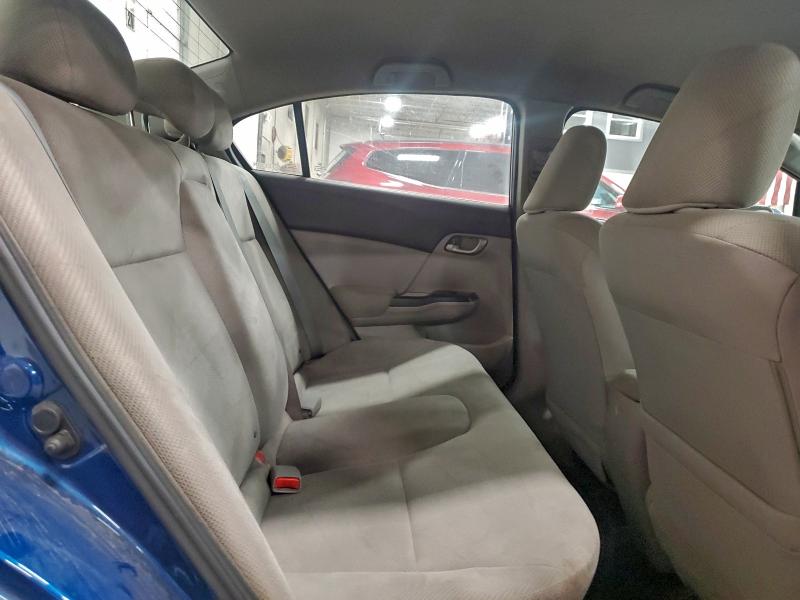 19XFB2F55CE031646 - 2012 HONDA CIVIC LX Կապույտ լուսանկար 10