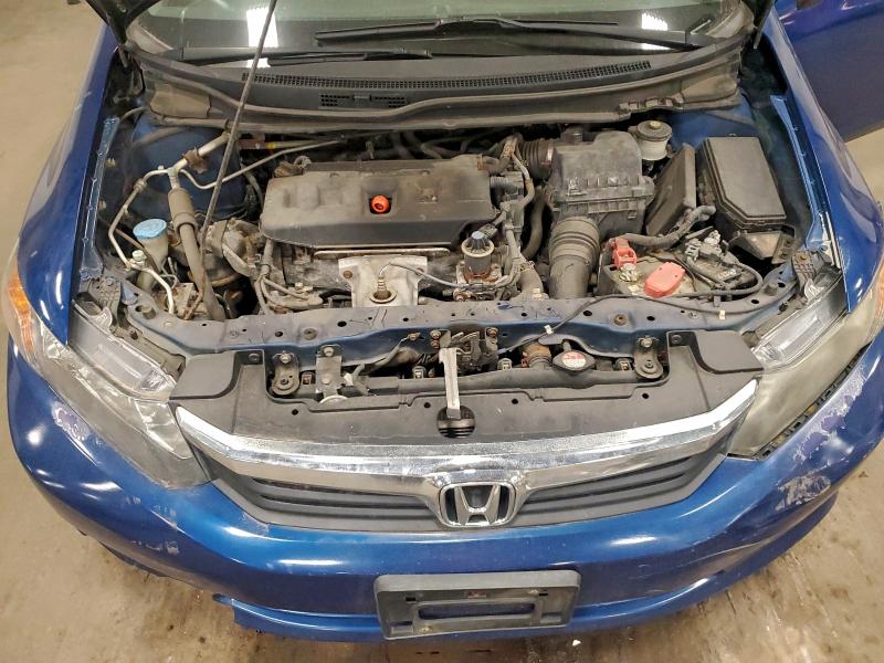 19XFB2F55CE031646 - 2012 HONDA CIVIC LX Կապույտ լուսանկար 11