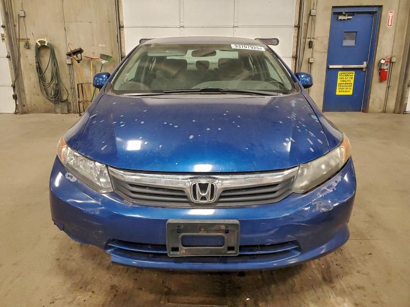 19XFB2F55CE031646 - 2012 HONDA CIVIC LX Կապույտ լուսանկար 5