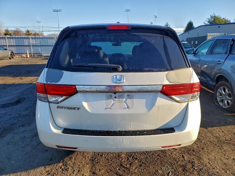 5FNRL5H66EB092230 - 2014 HONDA ODYSSEY EXL WHITE photo 6