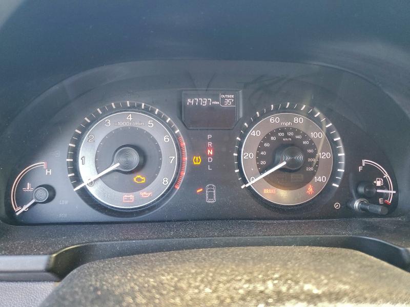 5FNRL5H66EB092230 - 2014 HONDA ODYSSEY EXL WHITE photo 9