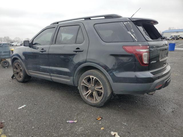 1FM5K8GT2FGB79698 - 2015 FORD EXPLORER SPORT შავი ფოტო 2