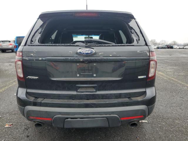 1FM5K8GT2FGB79698 - 2015 FORD EXPLORER SPORT შავი ფოტო 6