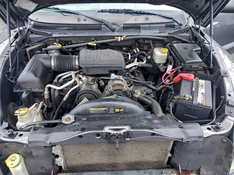 1D7HW48N35S365802 - 2005 DODGE DAKOTA QUAD SLT GRAY photo 11