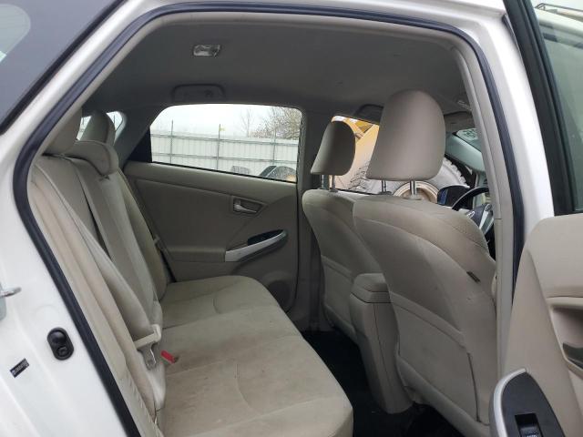 JTDKN3DUXC5396244 - 2012 TOYOTA PRIUS WHITE photo 10