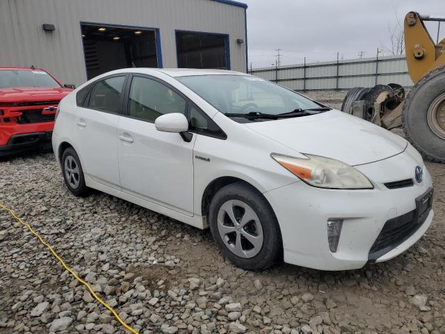 JTDKN3DUXC5396244 - 2012 TOYOTA PRIUS WHITE photo 4