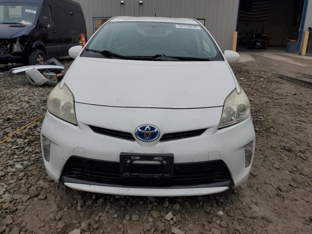 JTDKN3DUXC5396244 - 2012 TOYOTA PRIUS WHITE photo 5