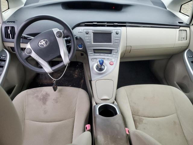 JTDKN3DUXC5396244 - 2012 TOYOTA PRIUS WHITE photo 8