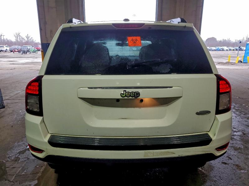 1C4NJCEA0GD620081 - 2016 JEEP COMPASS LATITUDE WHITE photo 6