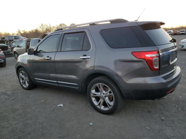 1FM5K8F85DGA65043 - 2013 FORD EXPLORER LIMITED GRAY photo 2