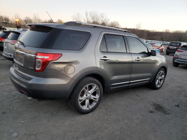 1FM5K8F85DGA65043 - 2013 FORD EXPLORER LIMITED GRAY photo 3