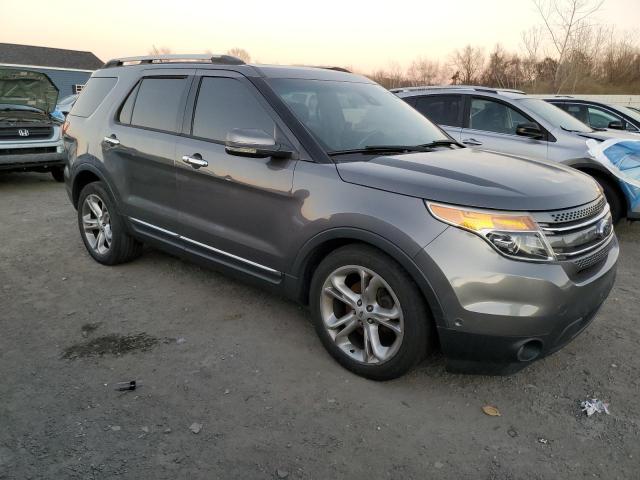 1FM5K8F85DGA65043 - 2013 FORD EXPLORER LIMITED GRAY photo 4