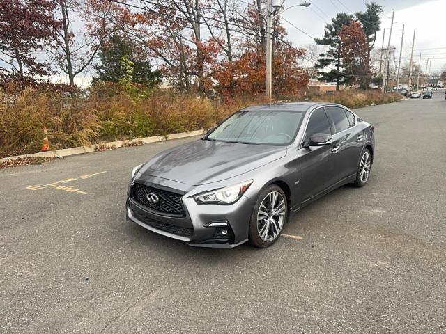 JN1EV7AR3JM432348 - 2018 INFINITI Q50 LUXE GRAY photo 2