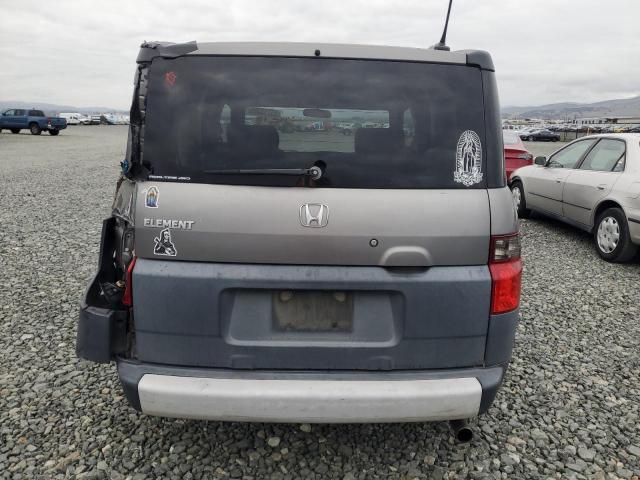 5J6YH28625L033629 - 2005 HONDA ELEMENT EX GRAY photo 6