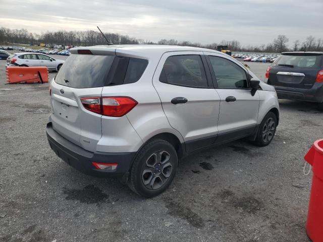 MAJ3P1RE2JC221232 - 2018 FORD ECOSPORT S Argent photo 3