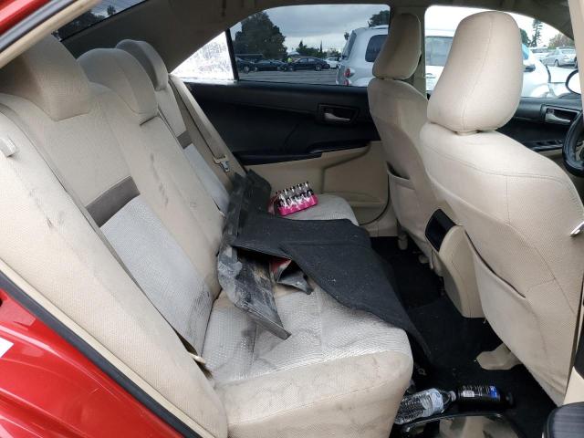 4T4BF1FK1CR199841 - 2012 TOYOTA CAMRY BASE RED photo 10