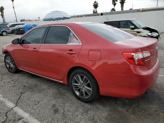 4T4BF1FK1CR199841 - 2012 TOYOTA CAMRY BASE RED photo 2