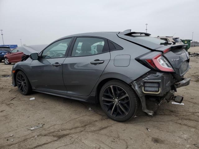 SHHFK7H90LU219352 - 2020 HONDA CIVIC SPORT TOURING GRAY photo 2